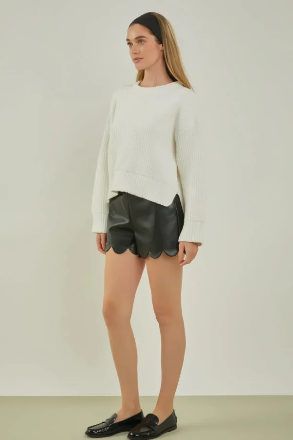 ENGLISH FACTORY Sweaters & Knits | Tops*- Oversize Ribbed Sweater