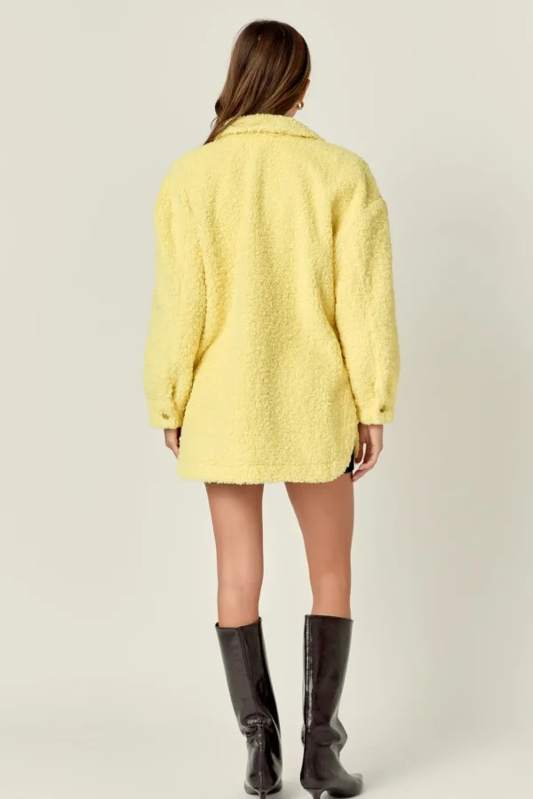 ENGLISH FACTORY Jackets & Coats | Tops*- Oversized Sherpa Jacket