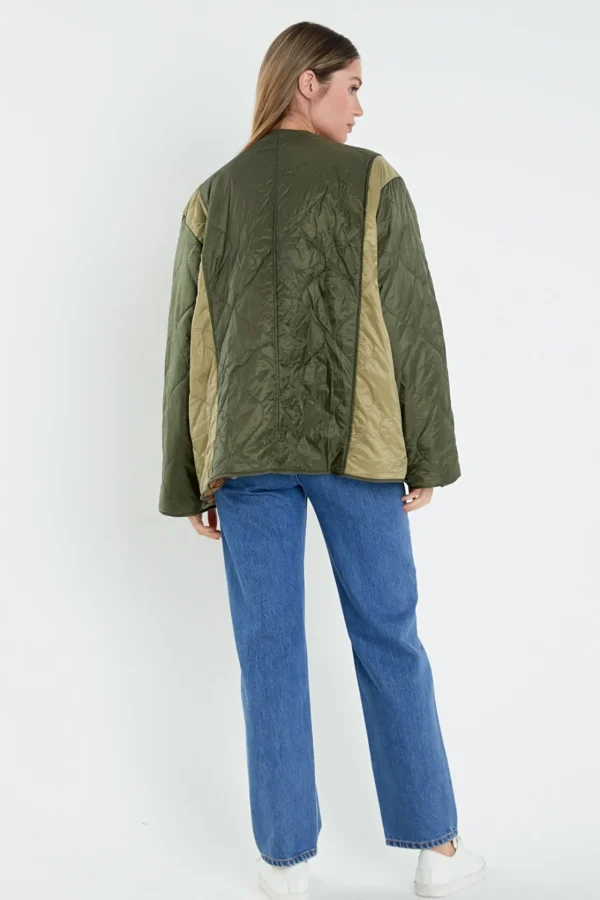 ENGLISH FACTORY Jackets & Coats | Tops*- Oversize Quilted Jacket
