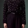 ENGLISH FACTORY Sweaters & Knits | Tops*- Pearl Cable Sweater