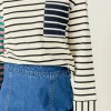 ENGLISH FACTORY Tops*- Piper Stripe Tee MULTI