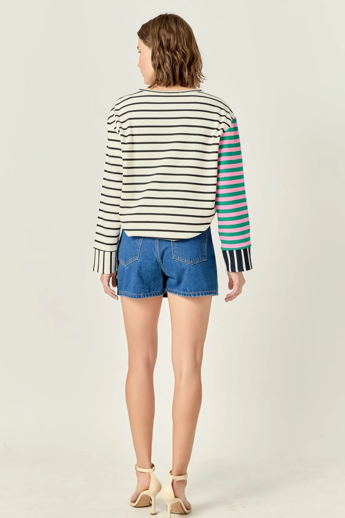 english_factory__piper_mu_2.webp ENGLISH FACTORY Tops*- Piper Stripe Tee MULTI