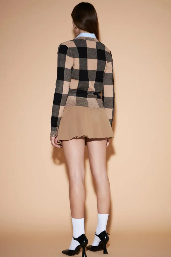 ENGLISH FACTORY Sweaters & Knits*- Plaid Cardigan