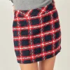 ENGLISH FACTORY Matching Sets | Skirts*- Plaid Mini Skirt