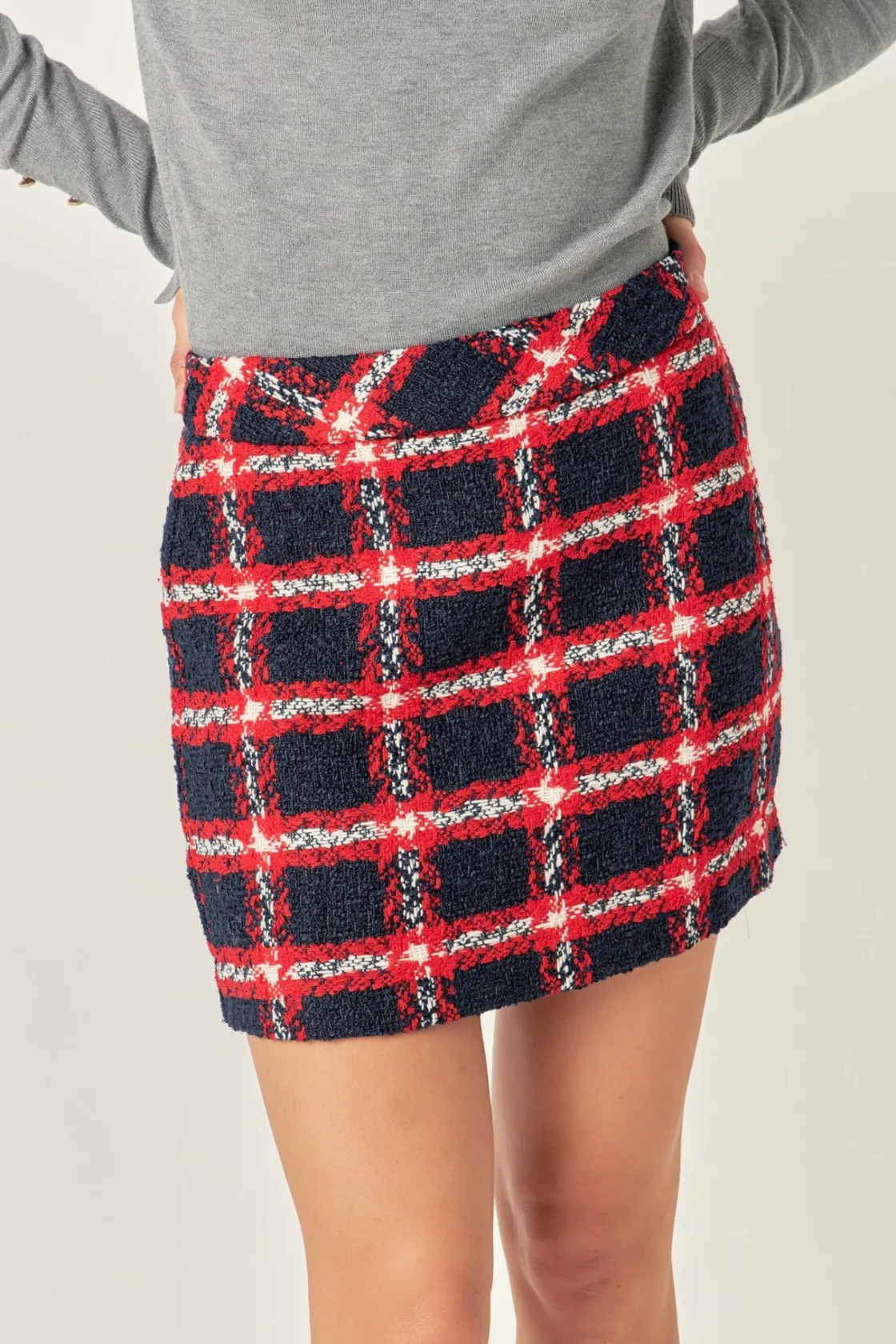 english_factory__plaid_mi_0.webp ENGLISH FACTORY Matching Sets | Skirts*- Plaid Mini Skirt