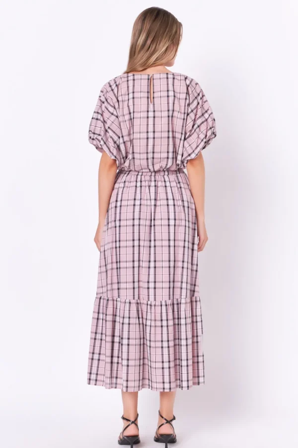 ENGLISH FACTORY Matching Sets | Tops*- Plaid Voluminous Cropped Top