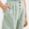 ENGLISH FACTORY Pants | Tops*- Pleated Easy Trousers GREEN