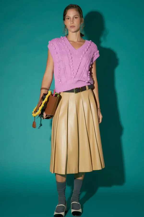 ENGLISH FACTORY Skirts | Tops*- Pleated Midi Skirt