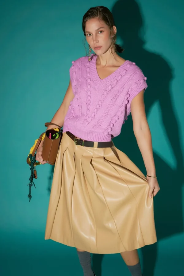 ENGLISH FACTORY Skirts | Tops*- Pleated Midi Skirt