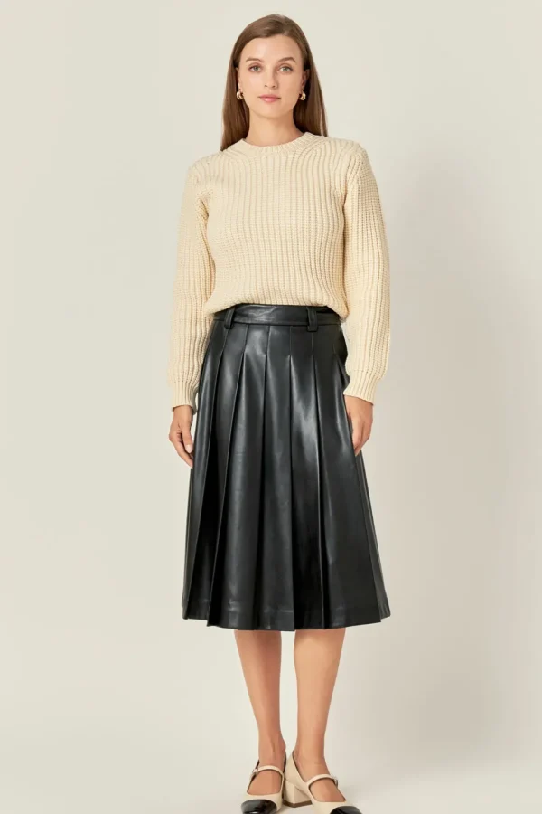 ENGLISH FACTORY Skirts | Tops*- Pleated Midi Skirt
