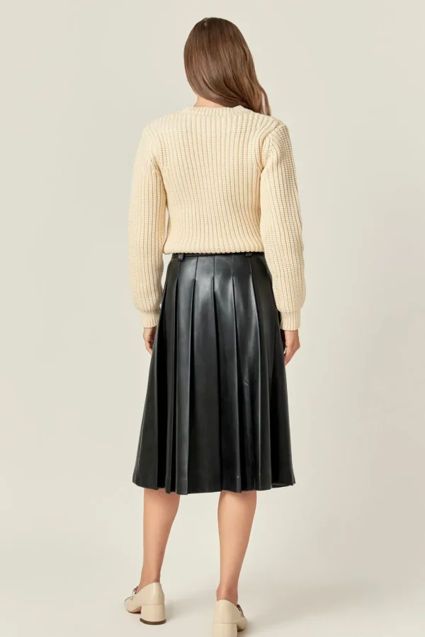 ENGLISH FACTORY Skirts | Tops*- Pleated Midi Skirt