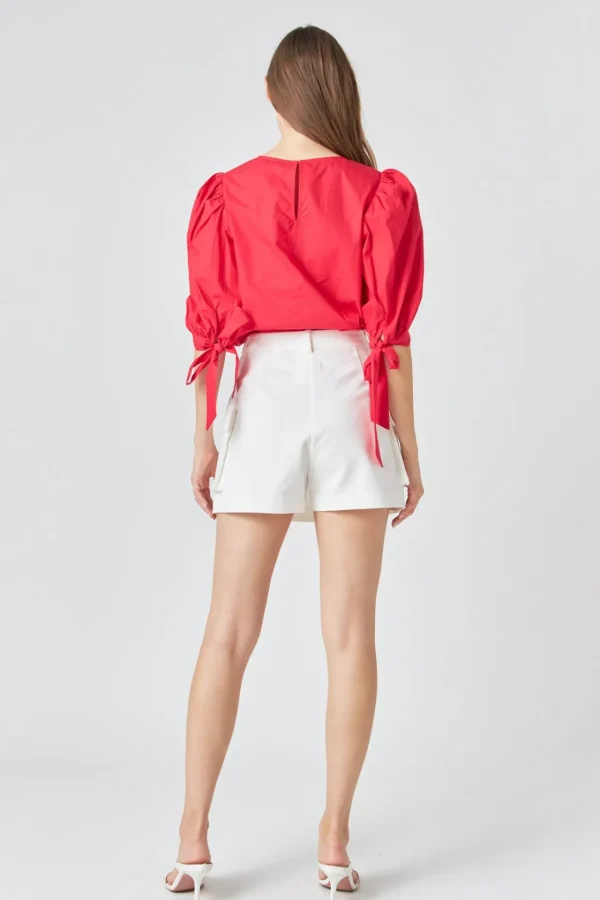 ENGLISH FACTORY Tops*- Pocket Detail Skort