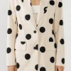 ENGLISH FACTORY Blazers | Tops*- Polka-Dot Blazer IVORY