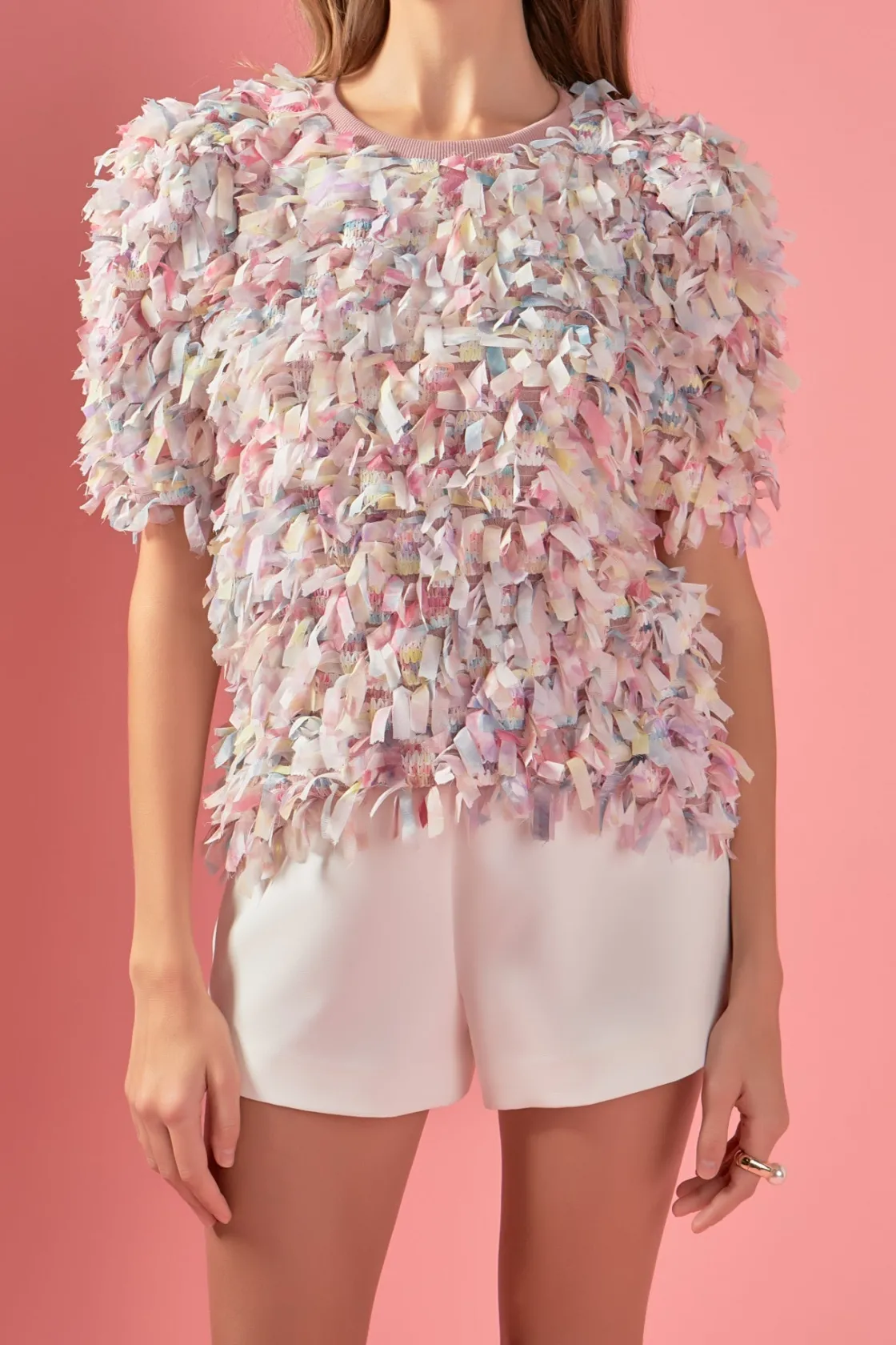 english_factory__premium__0-2.webp ENGLISH FACTORY Tops*- Premium Textured Ribbon Top