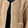 ENGLISH FACTORY Jackets & Coats | Tops*- Premium Faux Shearling Jacket