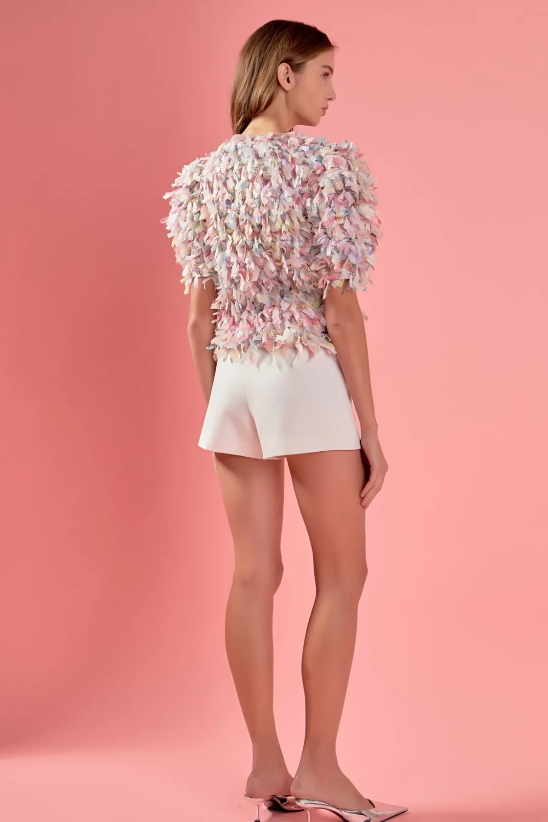english_factory__premium__2-2.webp ENGLISH FACTORY Tops*- Premium Textured Ribbon Top