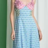 ENGLISH FACTORY Tops*- Printed Satin Dress MULTI