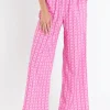ENGLISH FACTORY Matching Sets | Pants*- Printed Long Pants PINK