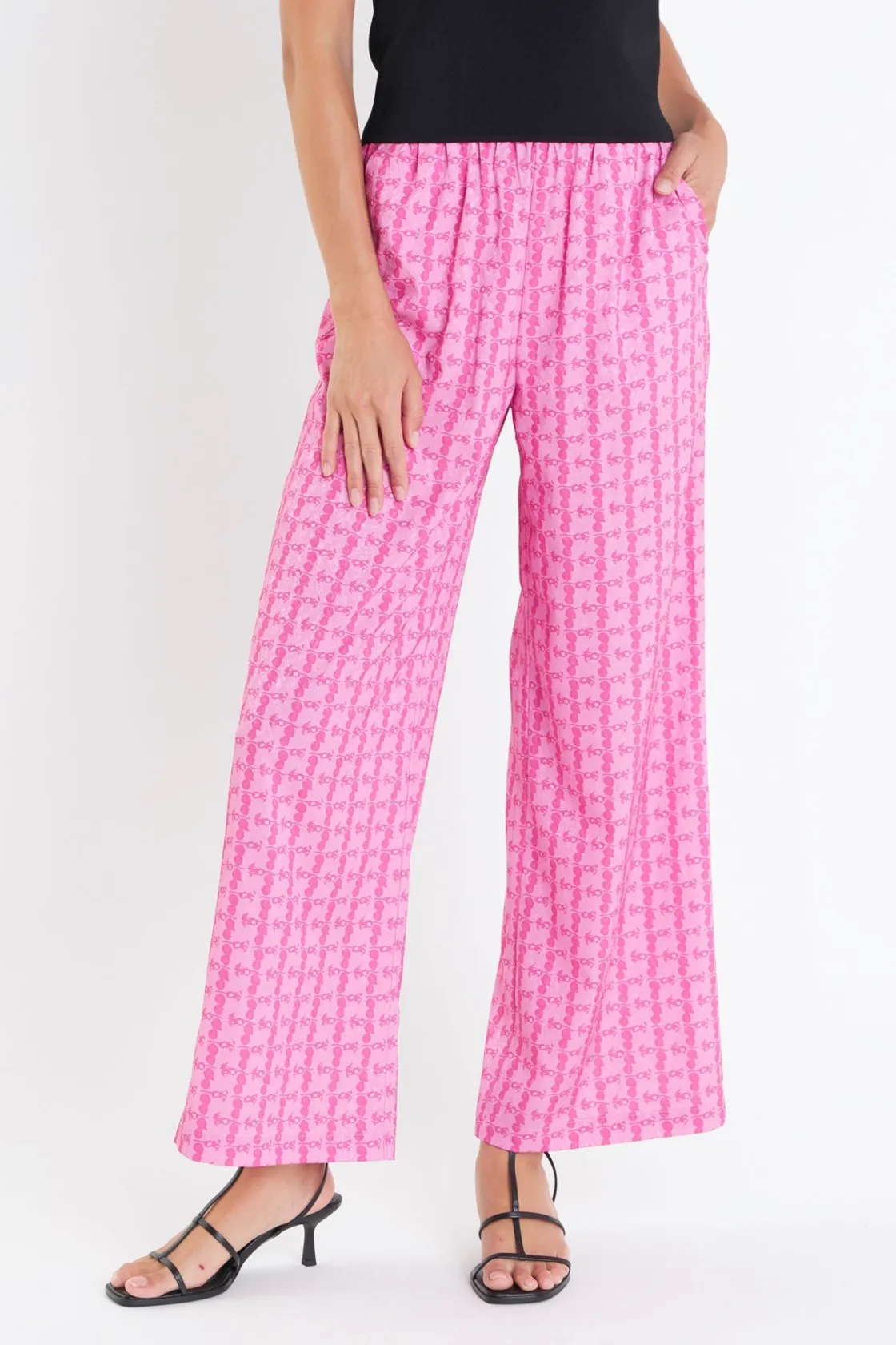 english_factory__printed__0-4.webp ENGLISH FACTORY Matching Sets | Pants*- Printed Long Pants PINK