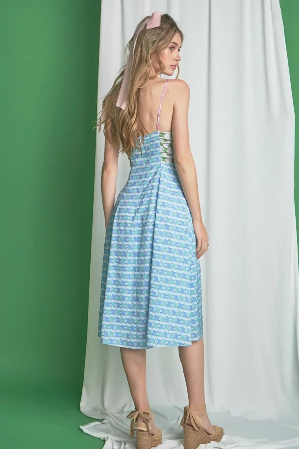 ENGLISH FACTORY Tops*- Printed Satin Dress MULTI