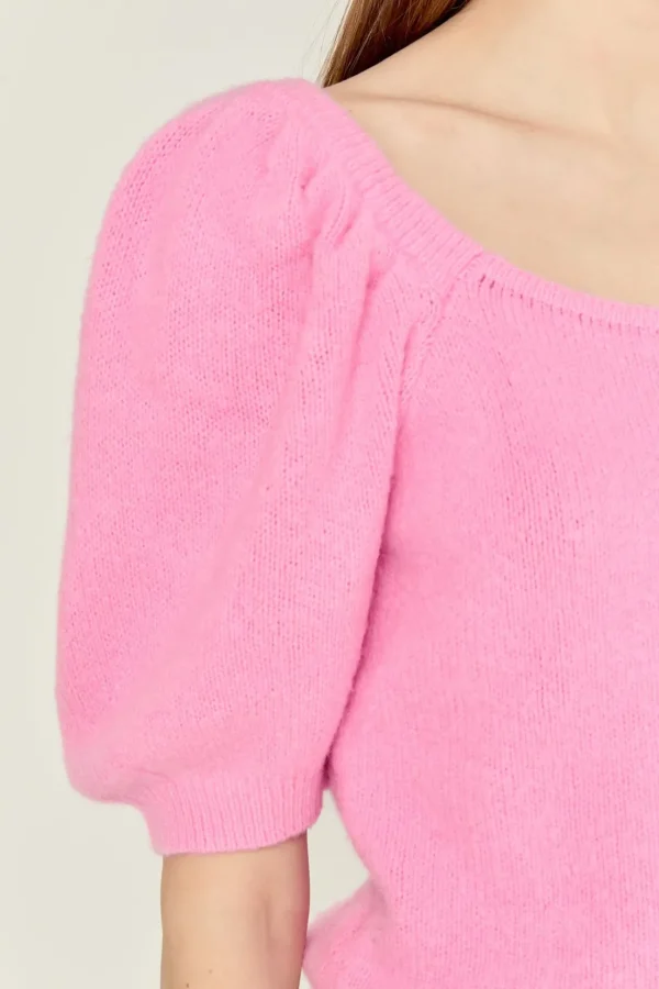ENGLISH FACTORY Sweaters & Knits | Tops*- Puff Sleeve Sweater