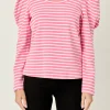 ENGLISH FACTORY Tops*- Puff Sleeve Knit Top
