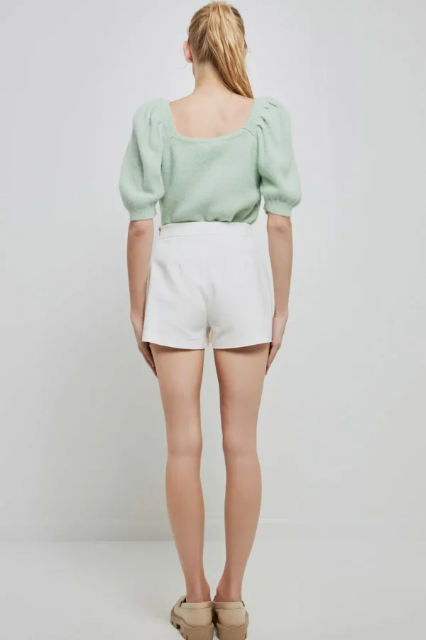ENGLISH FACTORY Sweaters & Knits | Tops*- Puff Sleeve Sweater