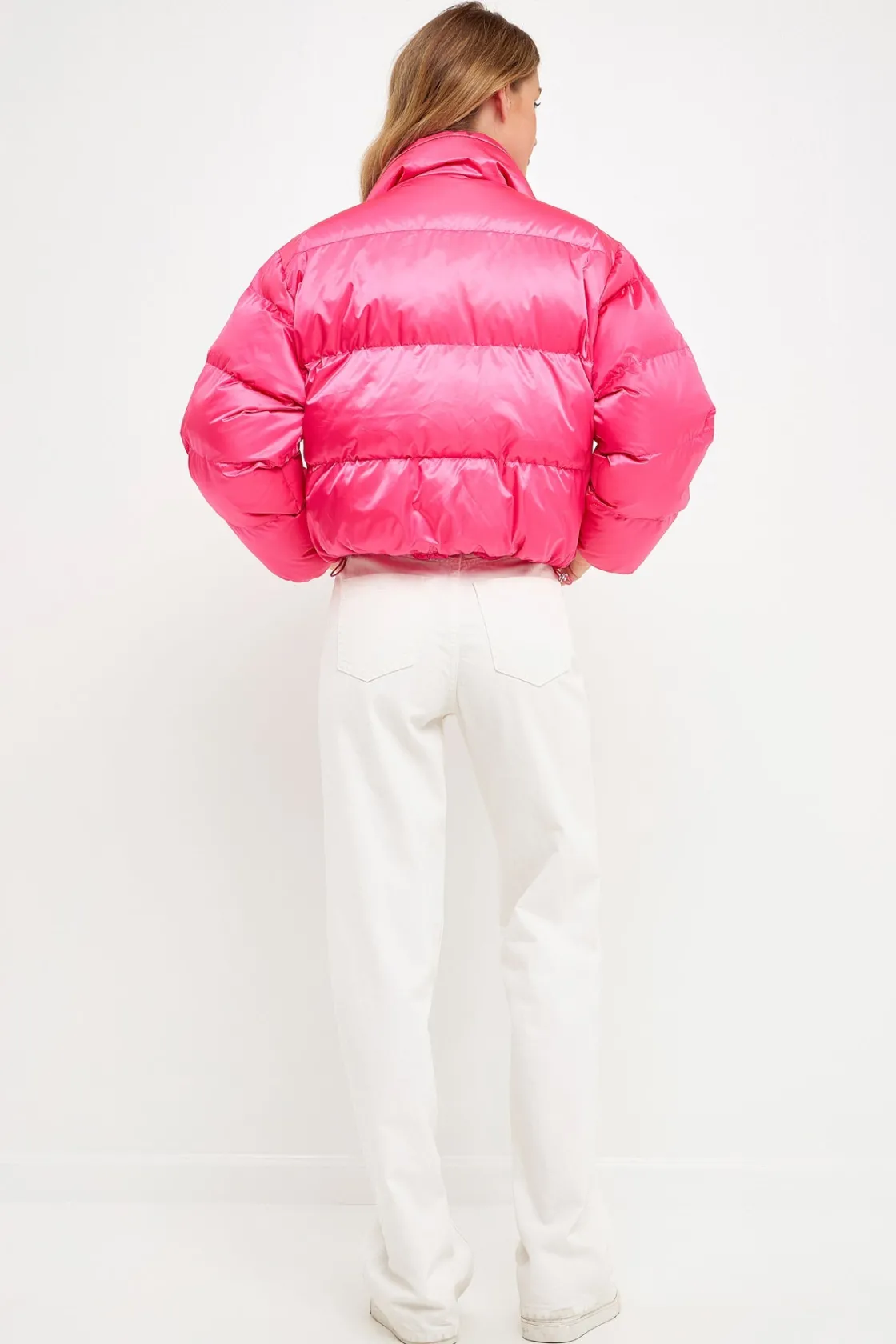 english_factory__puffer_c_2.webp ENGLISH FACTORY Jackets & Coats | Tops*- Puffer Cropped Jacket