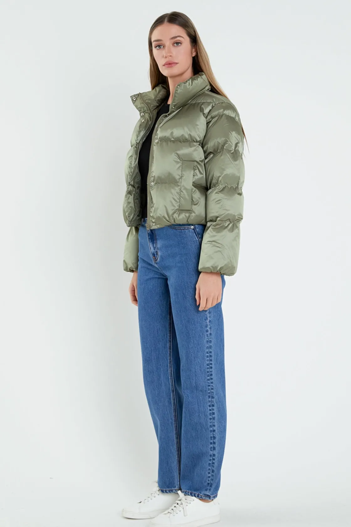 english_factory__puffer_c_6.webp ENGLISH FACTORY Jackets & Coats | Tops*- Puffer Cropped Jacket