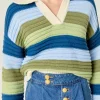 ENGLISH FACTORY Sweaters & Knits | Tops*- Rainbow Striped Knit Top