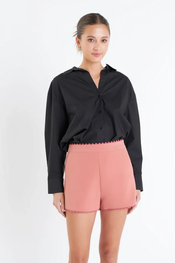 ENGLISH FACTORY Matching Sets | Shorts & Skorts*- Rickrack Edge Short