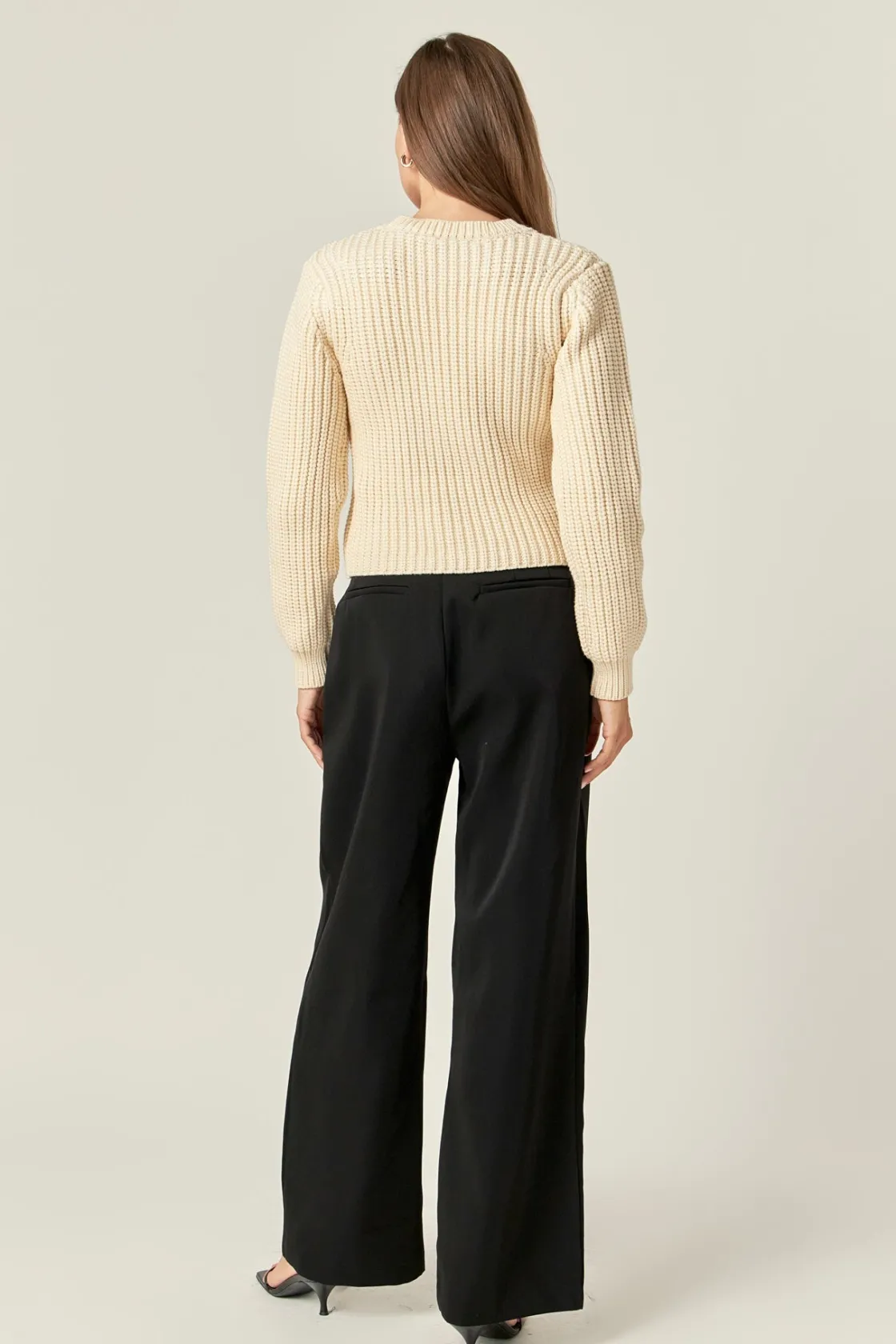 english_factory__roundnec_2.webp ENGLISH FACTORY Sweaters & Knits | Tops*- Round-neck Knit Sweater