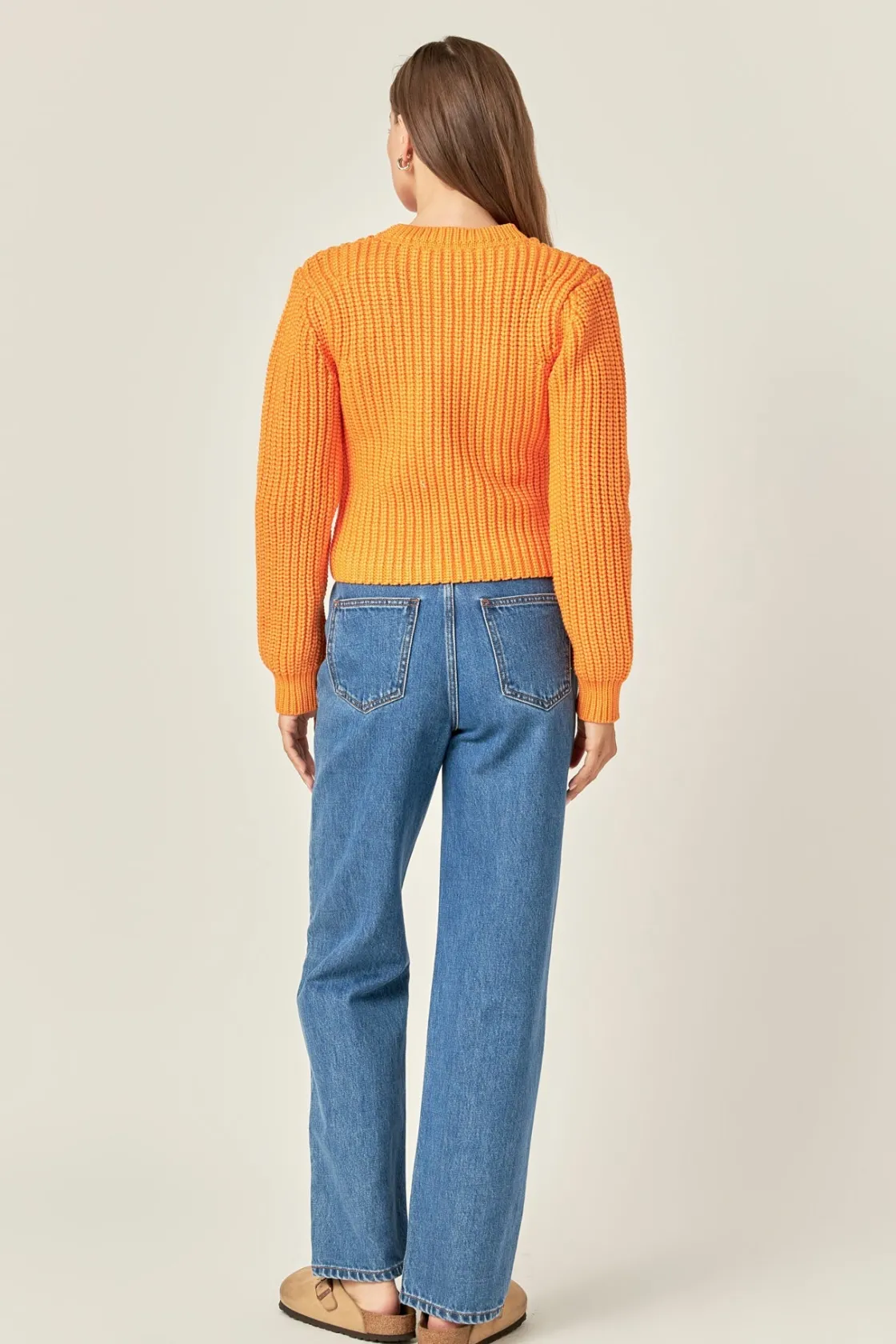 english_factory__roundnec_22.webp ENGLISH FACTORY Sweaters & Knits | Tops*- Round-neck Knit Sweater