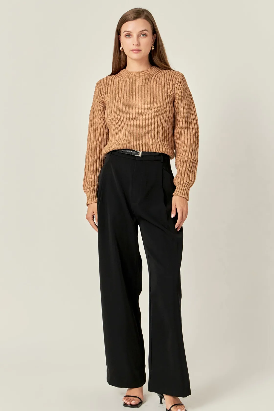 english_factory__roundnec_4.webp ENGLISH FACTORY Sweaters & Knits | Tops*- Round-neck Knit Sweater