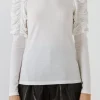 ENGLISH FACTORY Sweaters & Knits | Tops*- Ruched Sleeve Knit Top