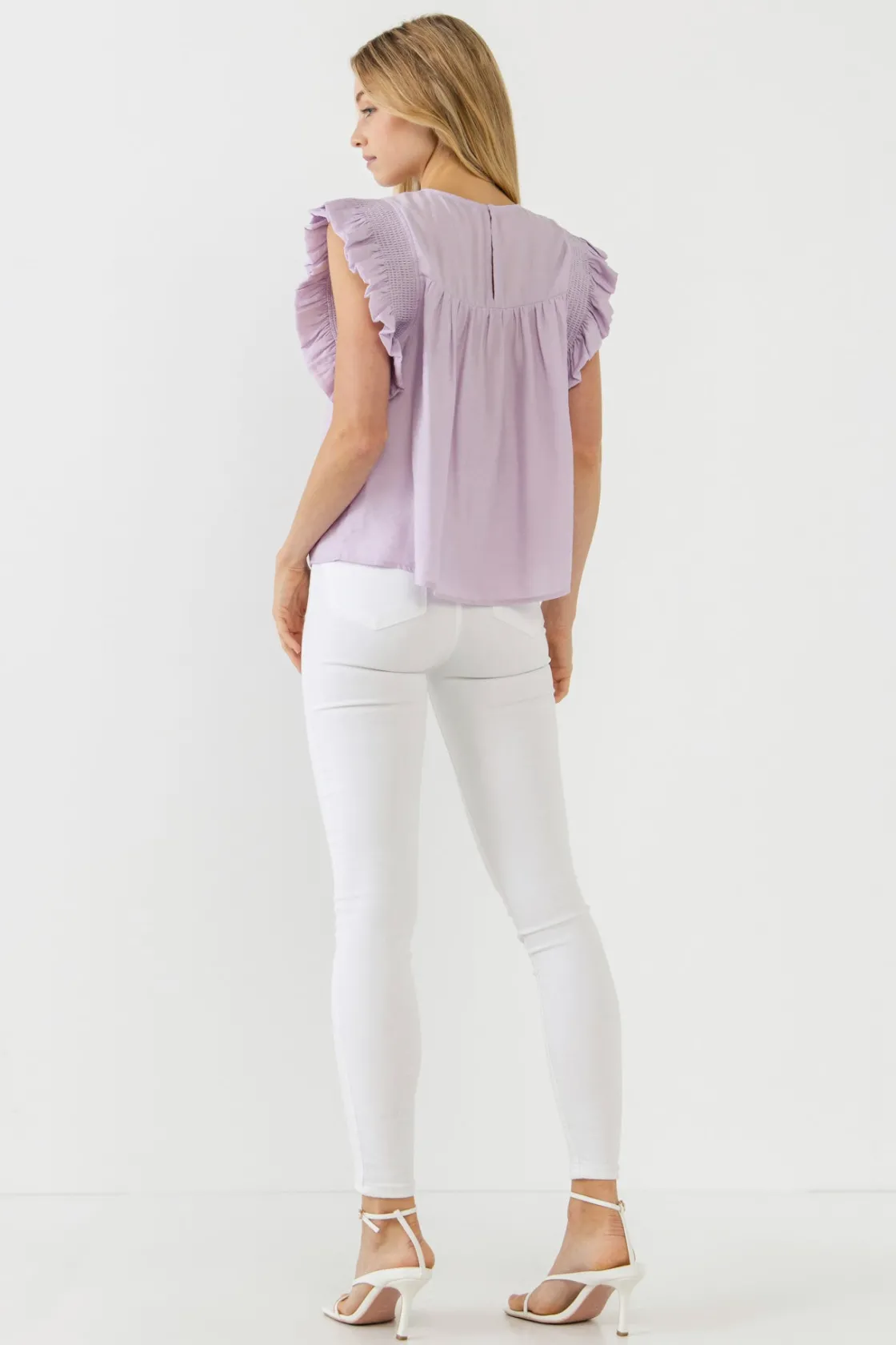 english_factory__ruffle_d_12.webp ENGLISH FACTORY Tops*- Ruffle Detail Top
