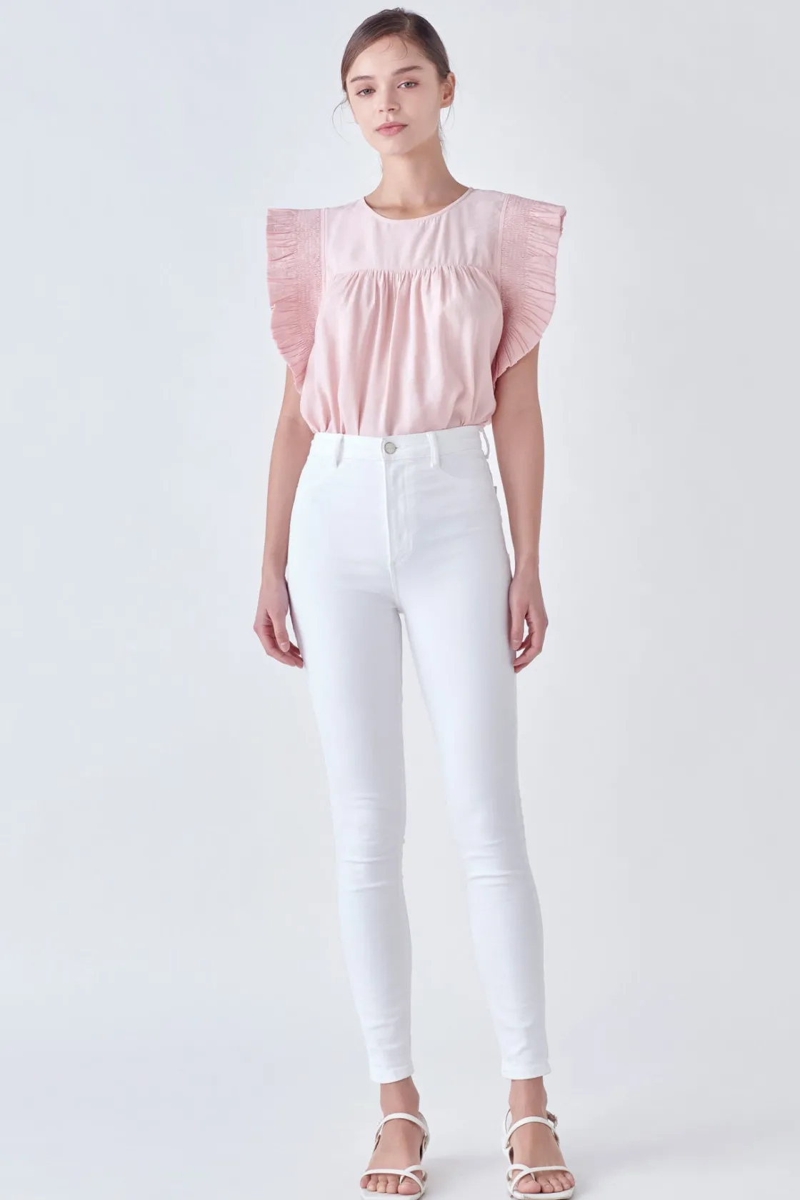 english_factory__ruffle_d_4.webp ENGLISH FACTORY Tops*- Ruffle Detail Top