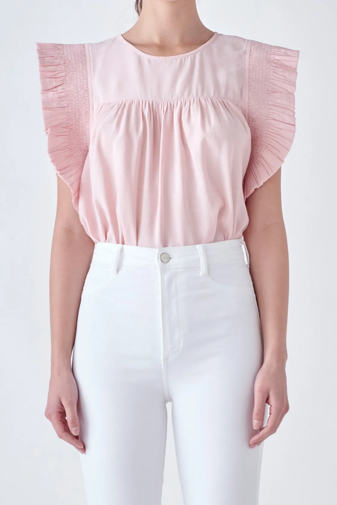 english_factory__ruffle_d_5.webp ENGLISH FACTORY Tops*- Ruffle Detail Top