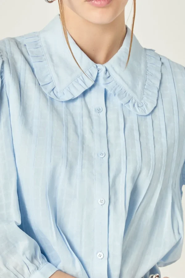 ENGLISH FACTORY Shirts & Blouses | Tops*- Ruffled Collar Blouse