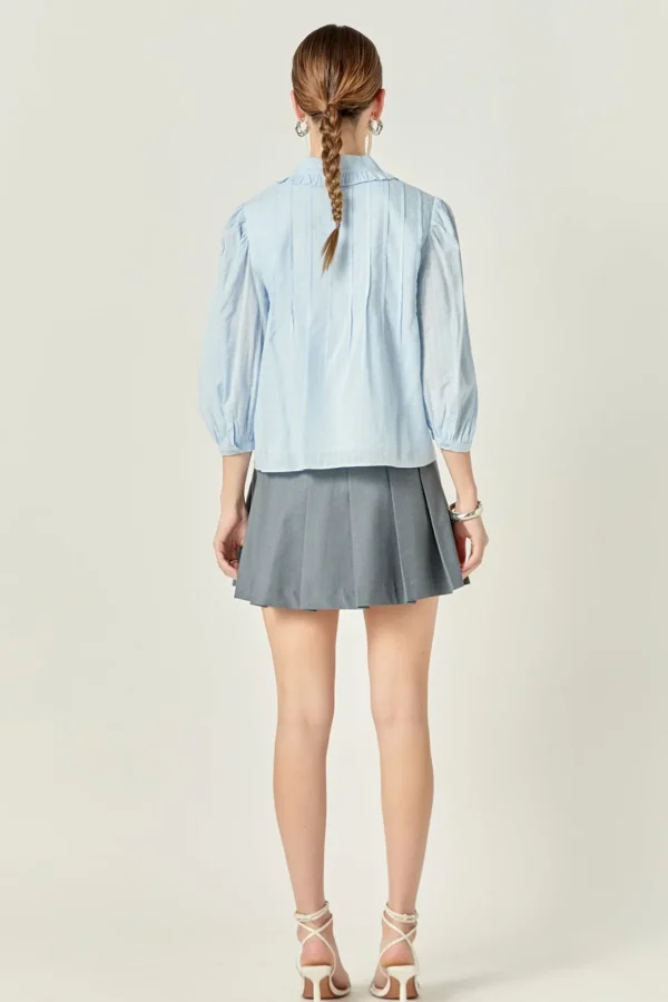 ENGLISH FACTORY Shirts & Blouses | Tops*- Ruffled Collar Blouse