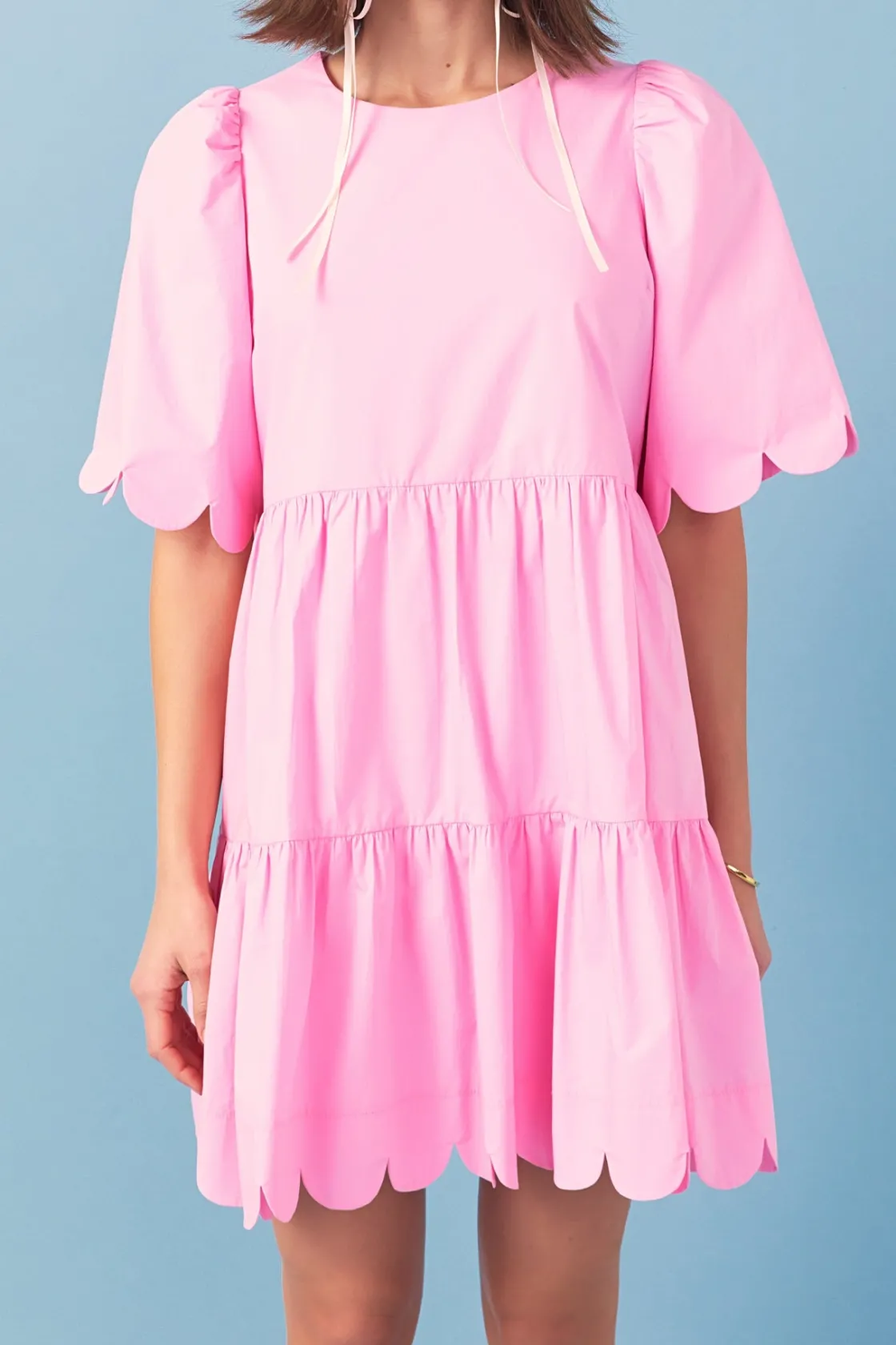 english_factory__scallop__10-3.webp ENGLISH FACTORY White Dresses | Tops*- Scallop Detail Tiered Mini Dress