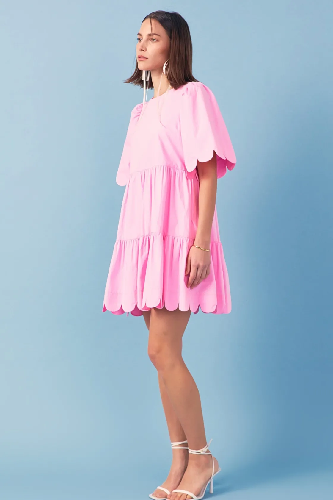 english_factory__scallop__11-3.webp ENGLISH FACTORY White Dresses | Tops*- Scallop Detail Tiered Mini Dress