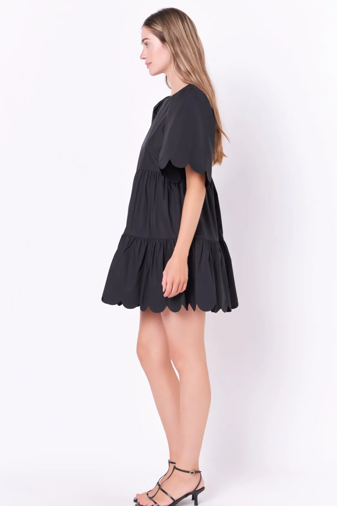 english_factory__scallop__16-3.webp ENGLISH FACTORY White Dresses | Tops*- Scallop Detail Tiered Mini Dress