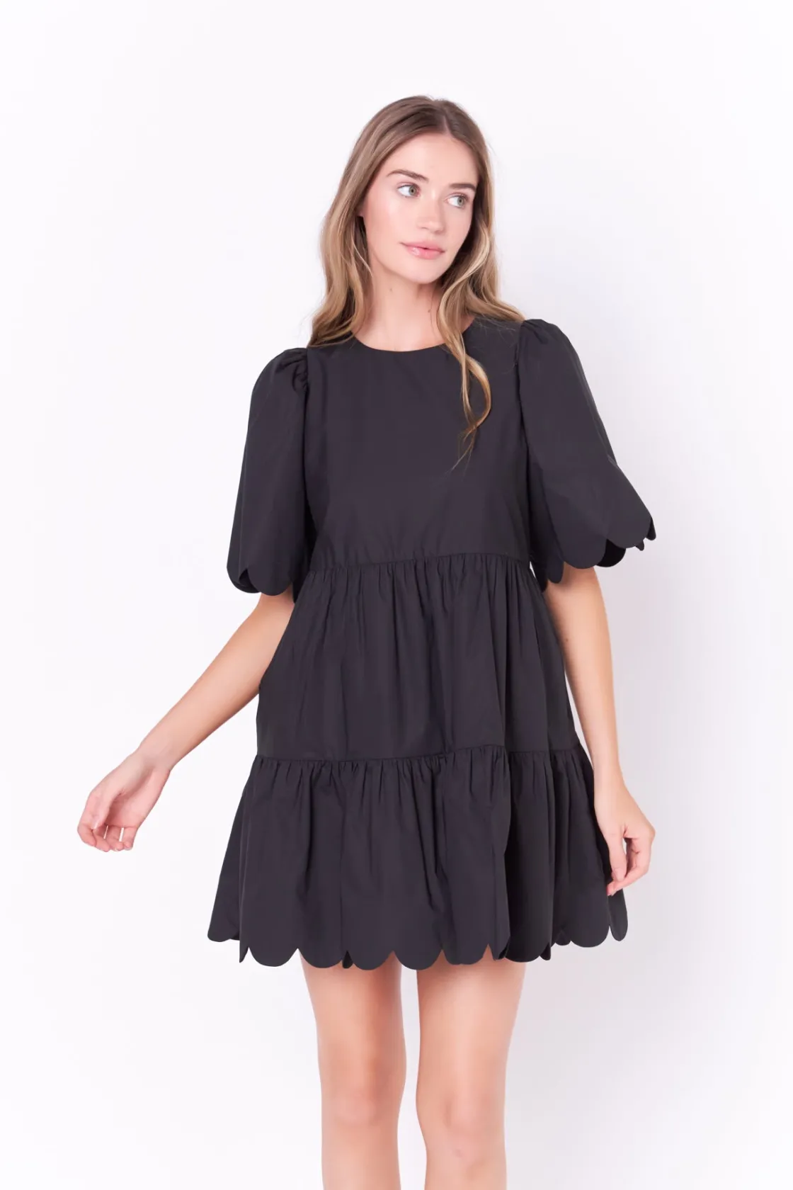 english_factory__scallop__18-3.webp ENGLISH FACTORY White Dresses | Tops*- Scallop Detail Tiered Mini Dress