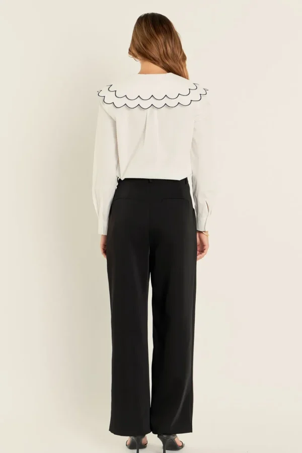 ENGLISH FACTORY Shirts & Blouses*- Scallop Embroidery Blouse WHITE
