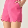 ENGLISH FACTORY Matching Sets | Pants*- Scalloped Hem Shorts