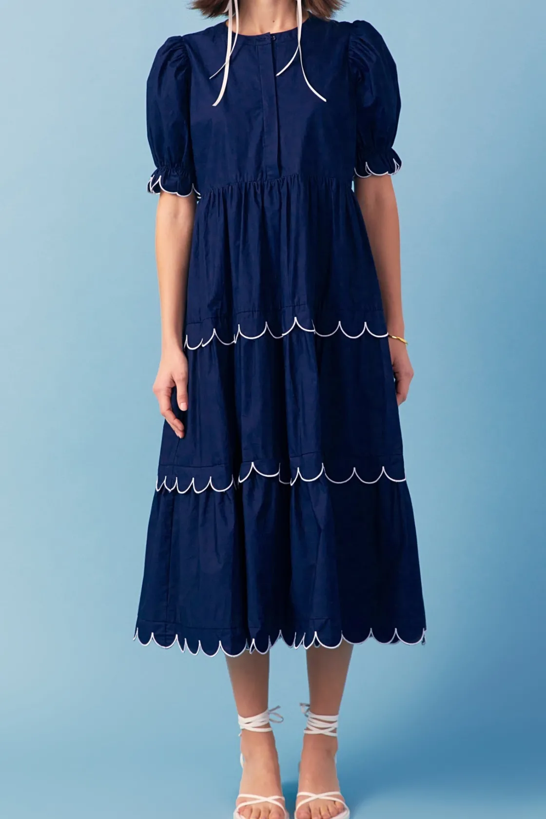 english_factory__scallope_1-6.webp ENGLISH FACTORY White Dresses | Tops*- Scalloped Edge Midi Dress