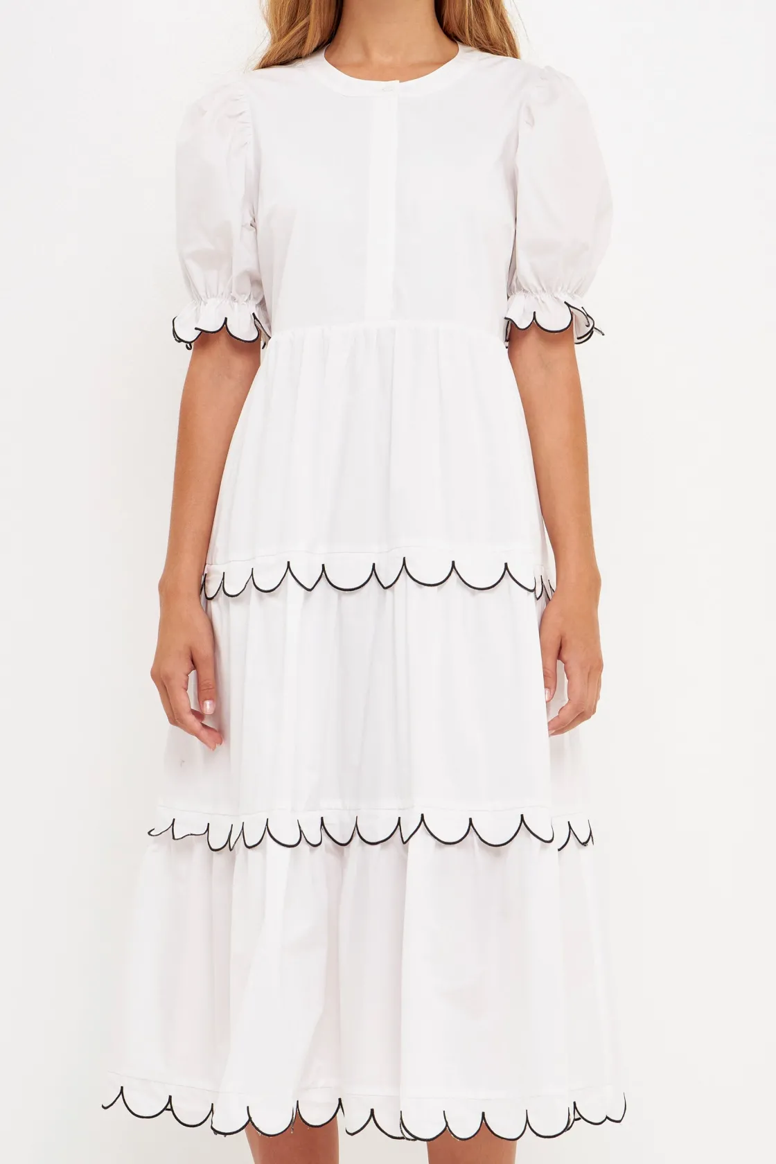 english_factory__scallope_10-1.webp ENGLISH FACTORY White Dresses | Tops*- Scalloped Edge Midi Dress