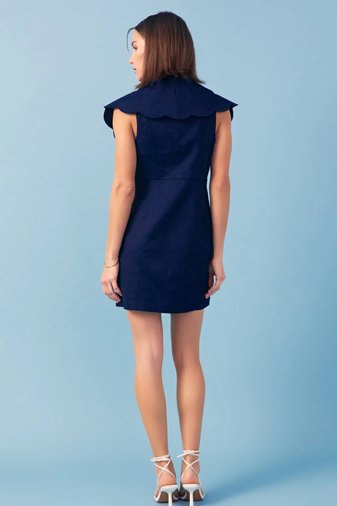 english_factory__scallope_2.webp ENGLISH FACTORY Tops*- Scalloped Structured Dress