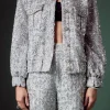 ENGLISH FACTORY Matching Sets | Jackets & Coats*- Sequin Tweed Jacket SILVER